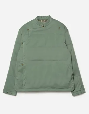 5259 Padded Monk Overshirt Patina Green