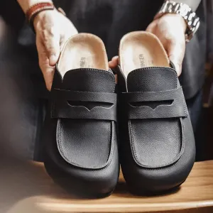 Amozae- Hongeun Penny Loafer Mules