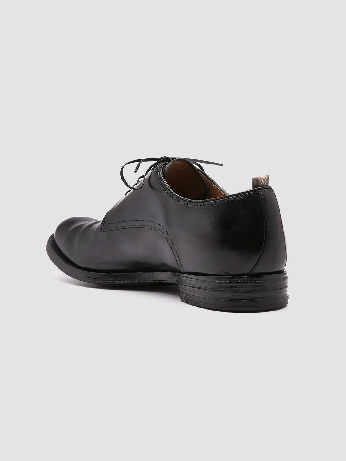 ANATOMIA 012 - Black Leather Derby Shoes