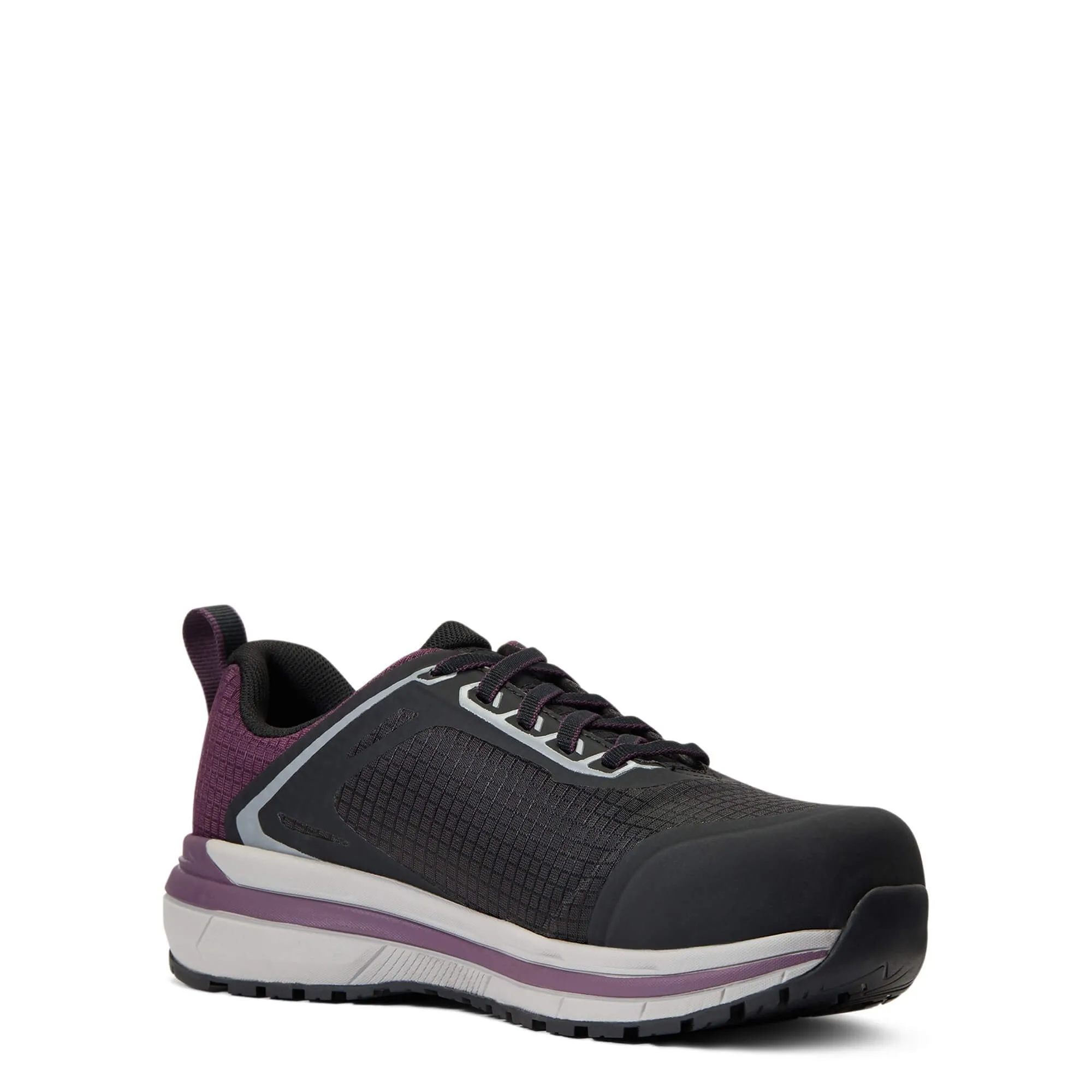 Ariat Women's Outpace™ Composite Toe Safety Shoe, Black/Shadow Purple