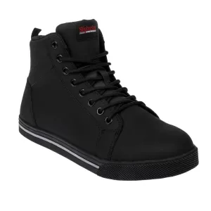 BA061-39 Slipbuster Recycled Microfibre Safety Hi Top Boots Matte Black 39