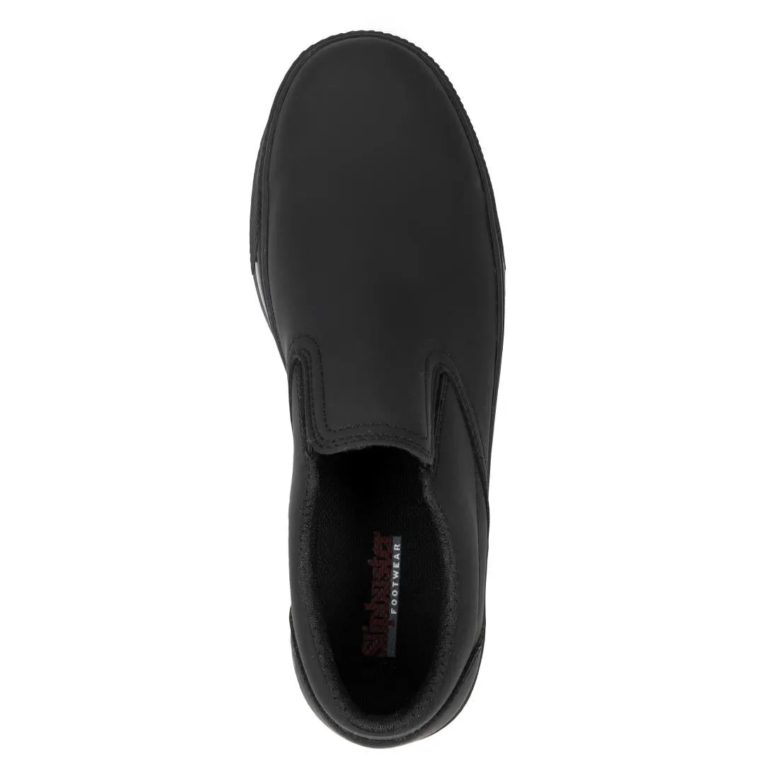 BA062-37 Slipbuster Recycled Microfibre Slip-on Shoe Matte Black 37