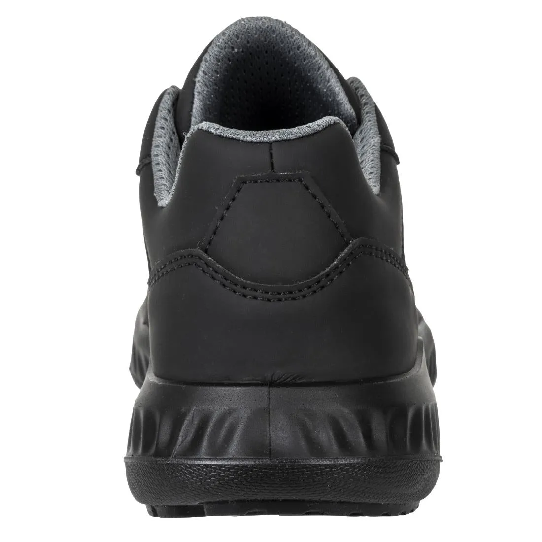 BA063-40 Slipbuster Recycled Microfibre Trainers Matte Black 40