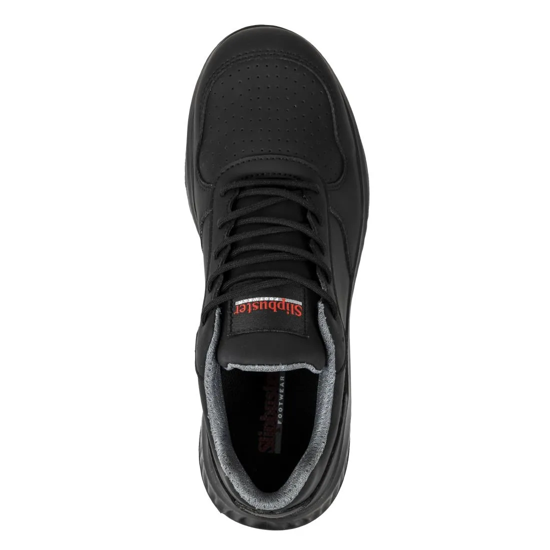 BA063-40 Slipbuster Recycled Microfibre Trainers Matte Black 40