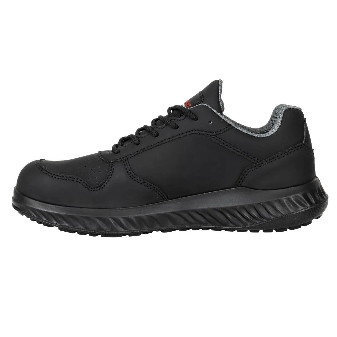 BA063-45 Slipbuster Recycled Microfibre Trainers Matte Black 45