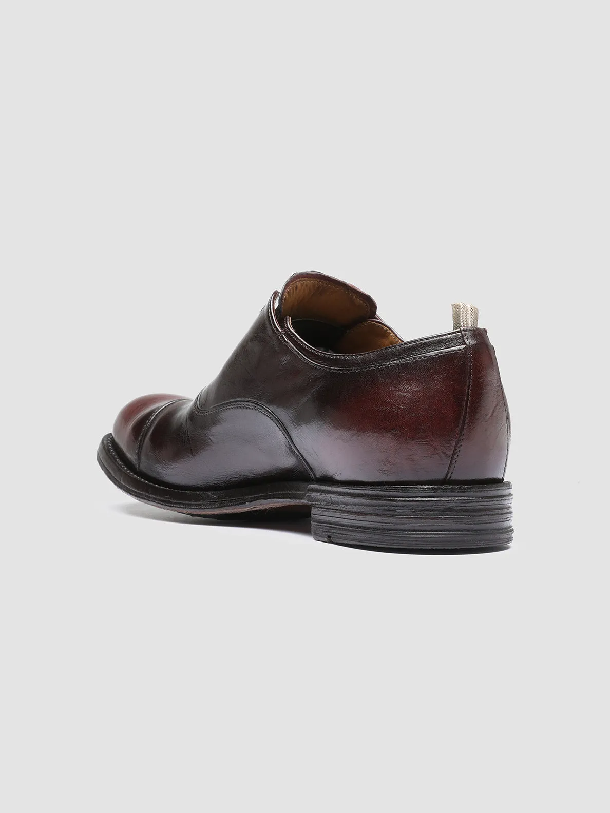 BALANCE 006 - Burgundy Leather Oxford Shoes