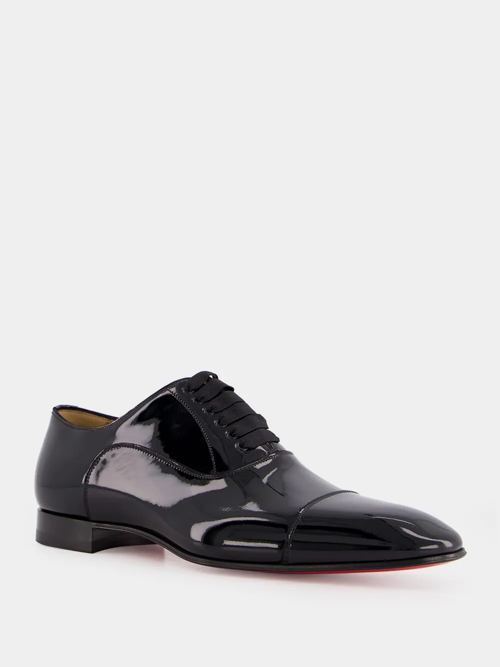 Black Greggo Patent Oxfords