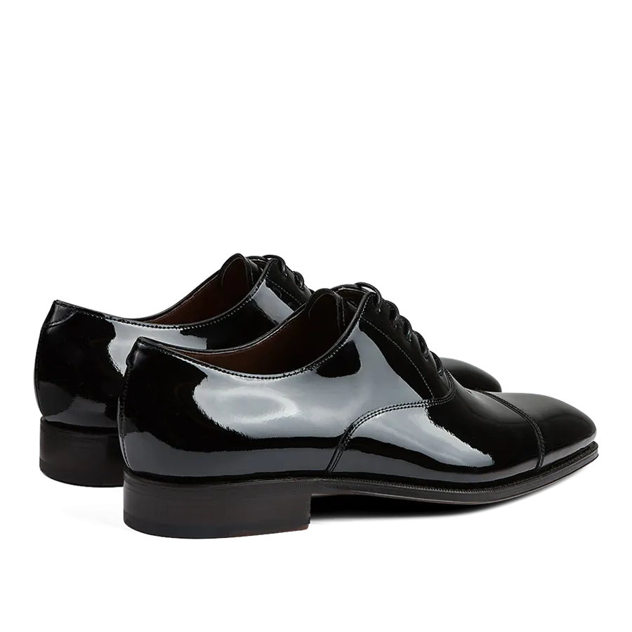 Black Rain Patent Leather Oxford Shoes