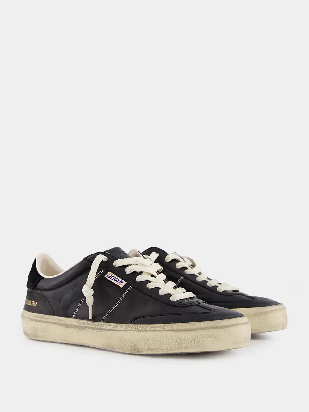 Black Soul-Star Nappa Sneakers