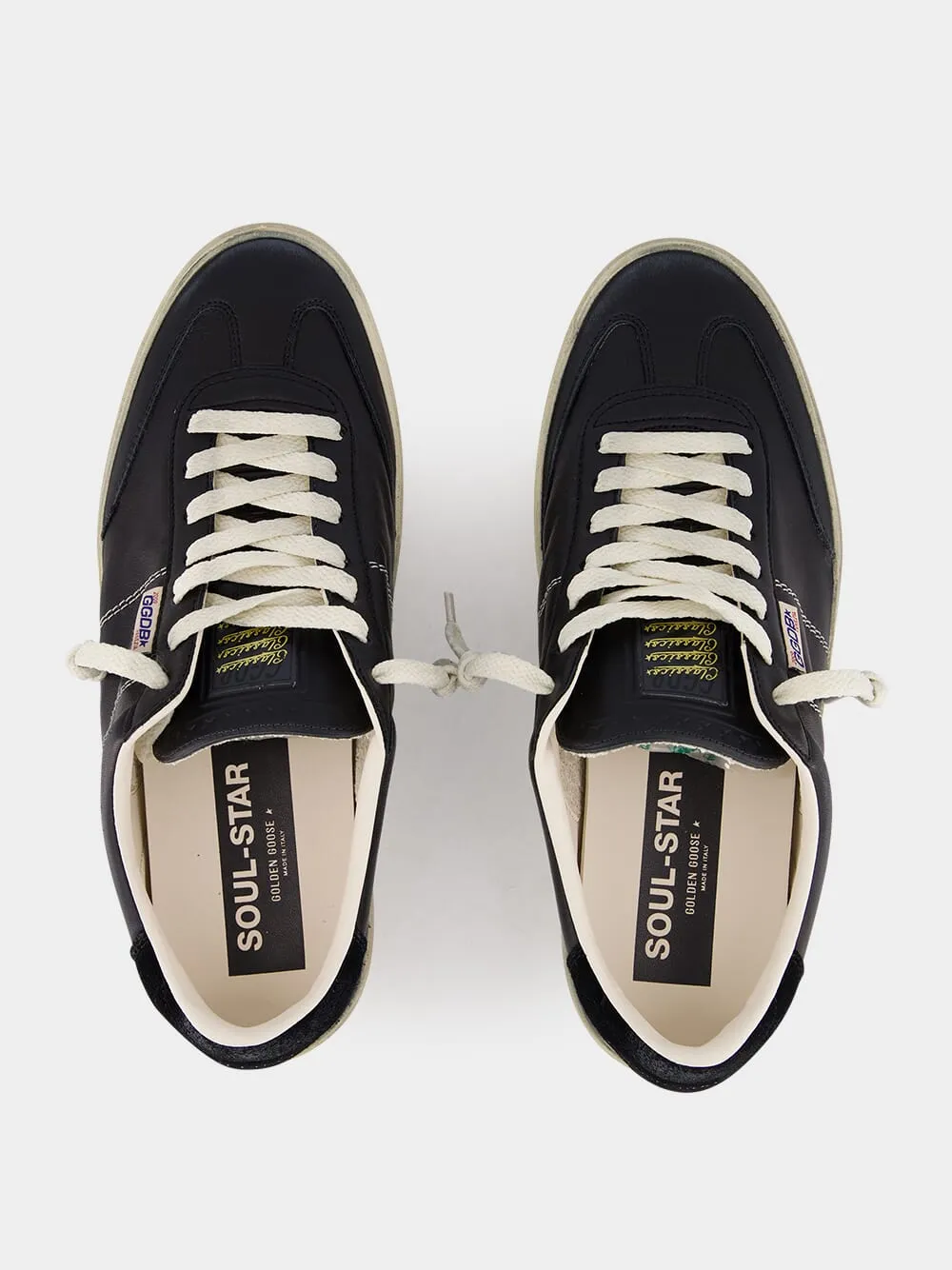 Black Soul-Star Nappa Sneakers