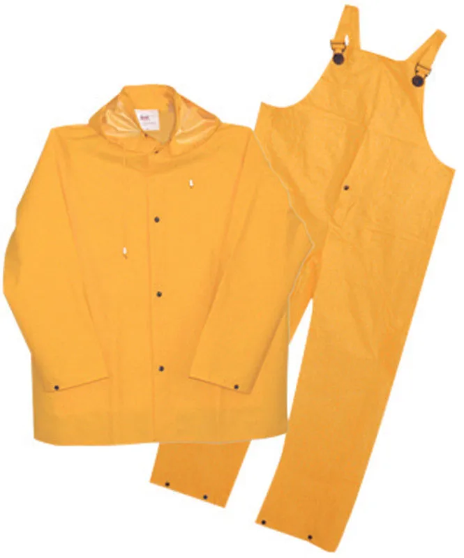 Boss Yellow PVC-Coated Polyester Rain Suit M