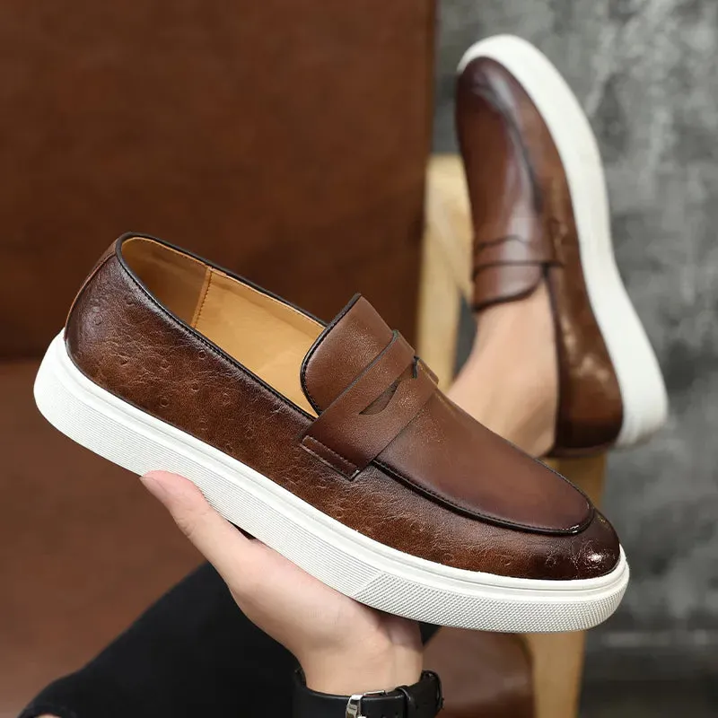 British style casual loafers