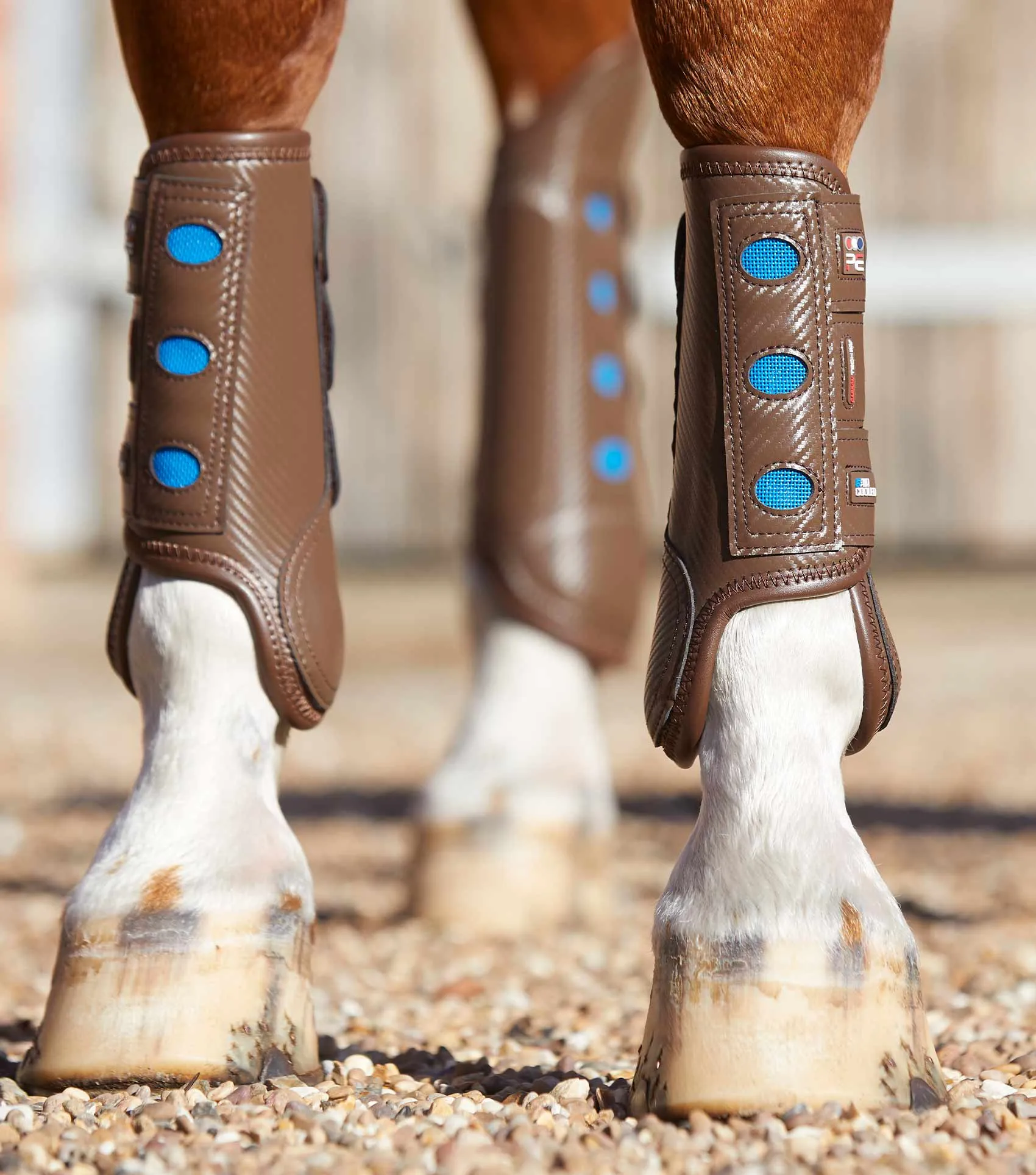 Carbon Tech Air Cooled Eventing Boots Brown Front