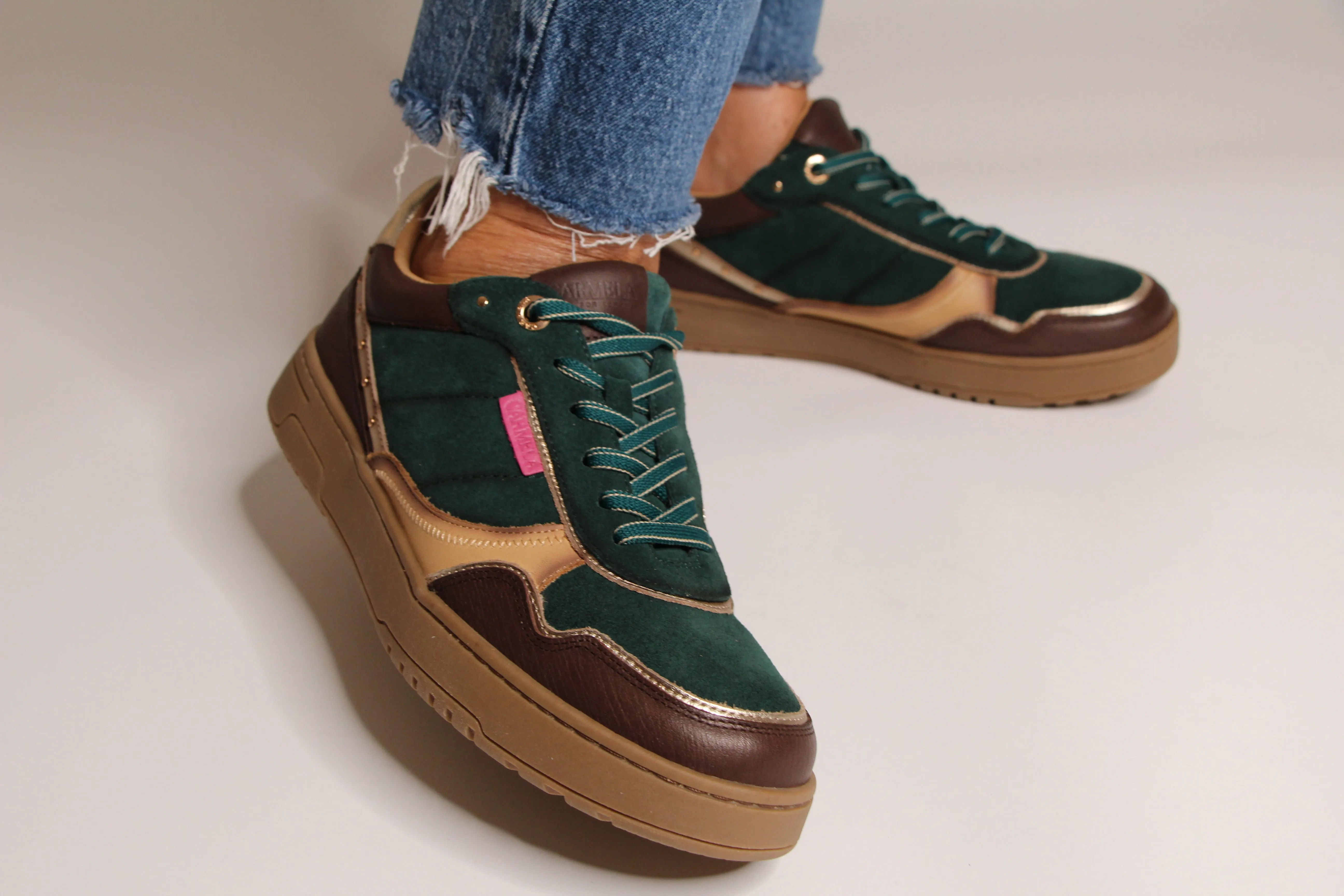 Carmela Green Brown Trainer 161810