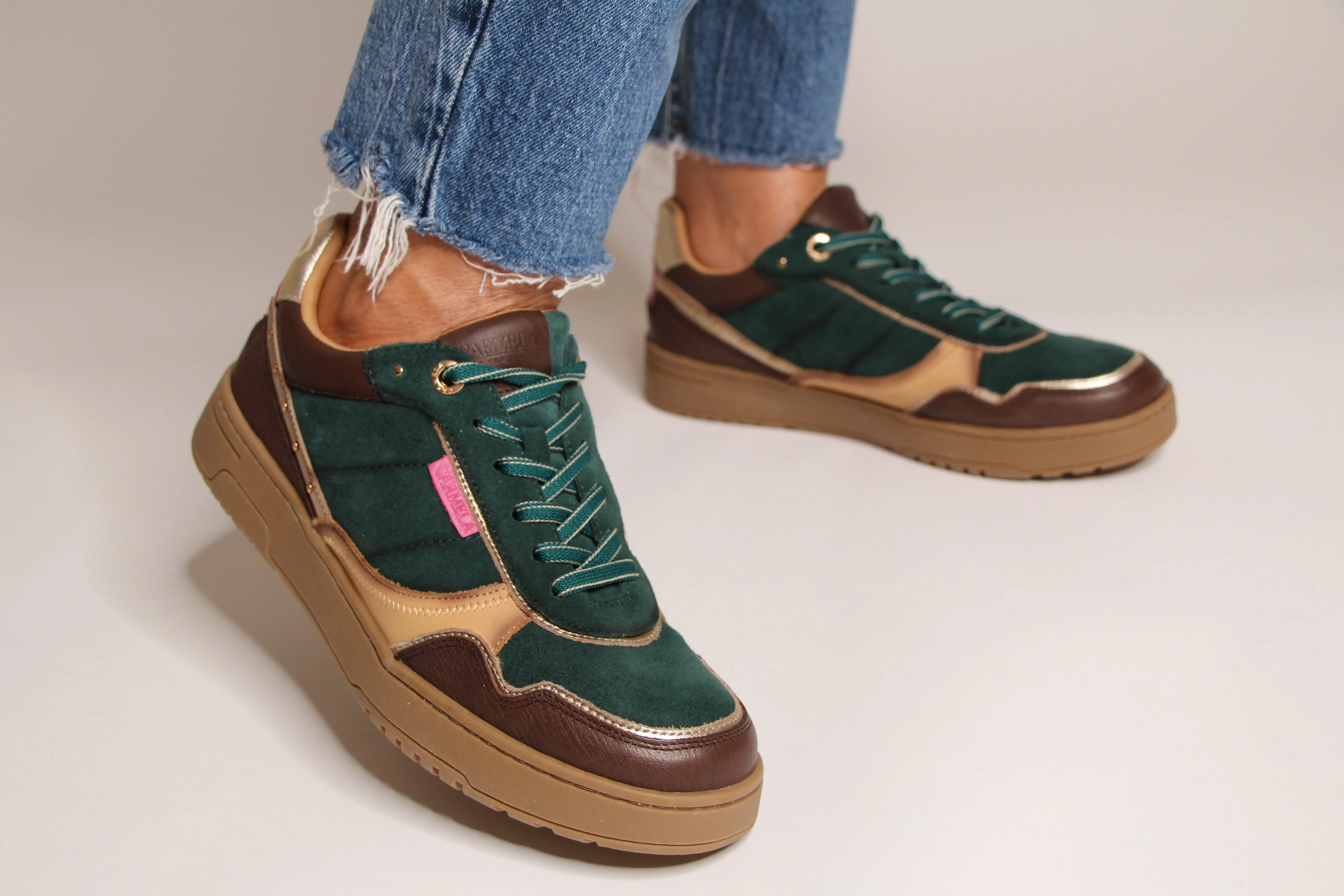 Carmela Green Brown Trainer 161810