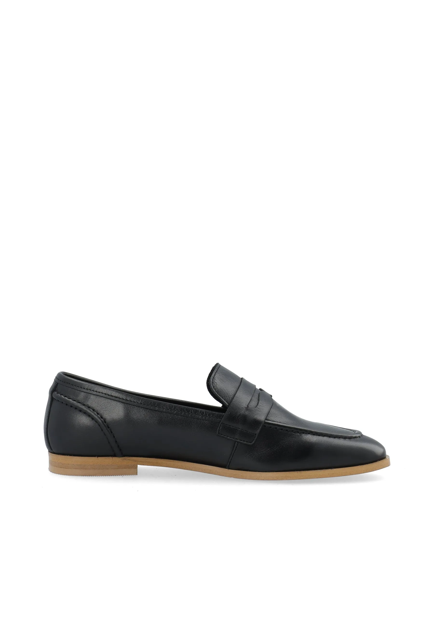 Casmimmi Black Leather Loafers