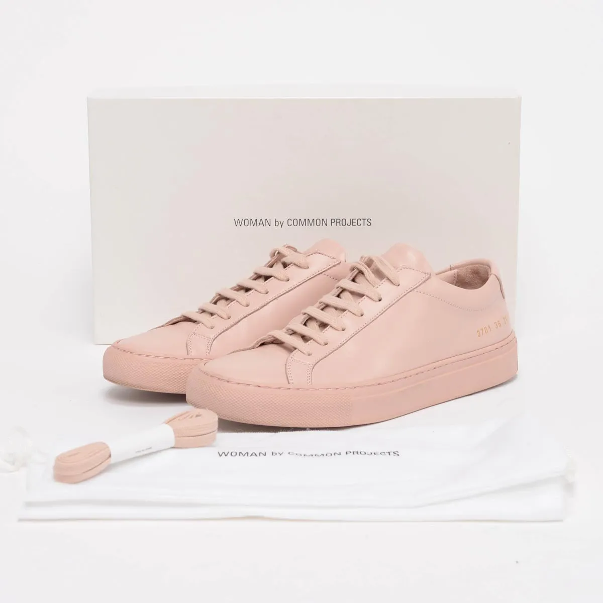 Common Projects Blush Pink Original Achilles Sneakers 36