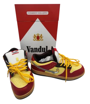 Cowboy Killers Marlboro Cigarette Size 12 Shoe Sneaker by Vandul