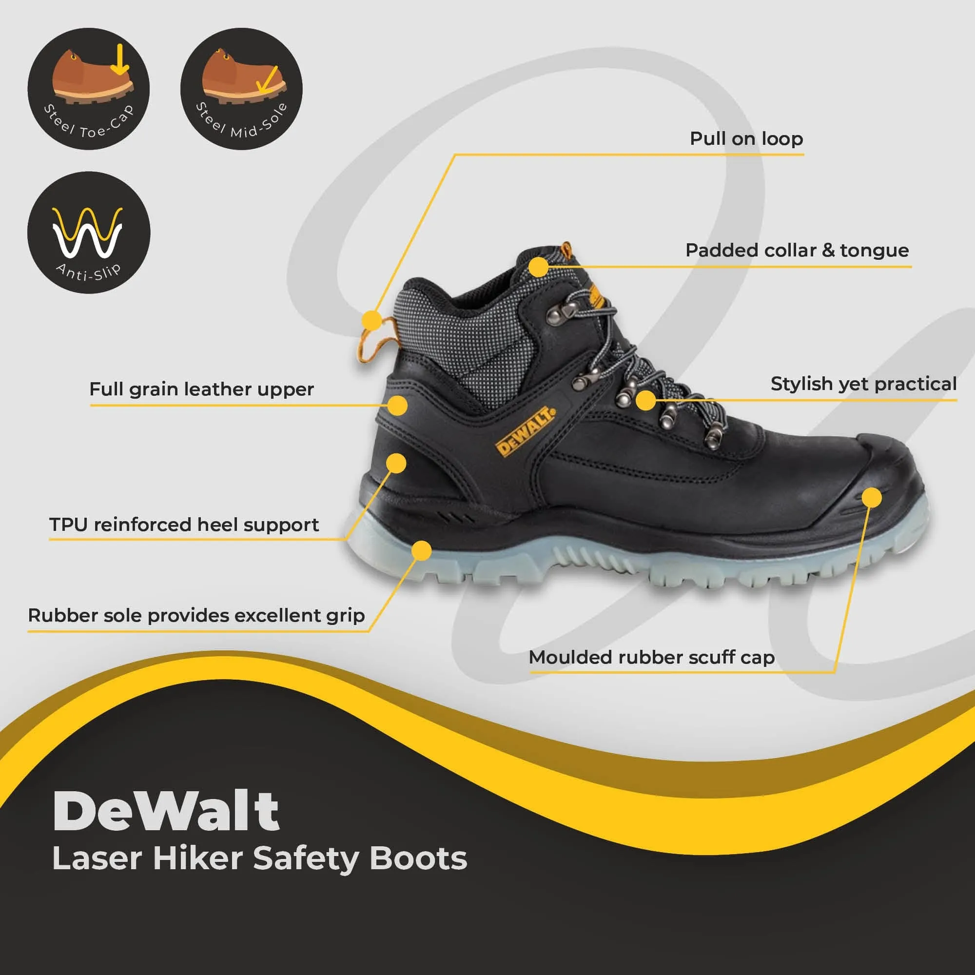 Dewalt Laser Hiker Safety Boot