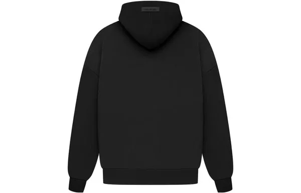 Fear of God Essentials SS23 Arch Logo Hoodie 'Jet Black' Sneakers, Black