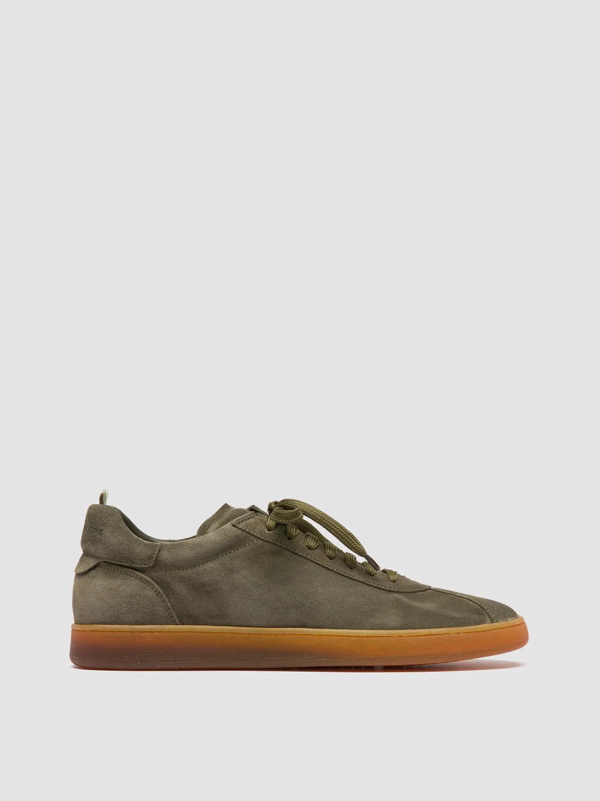 HALO 001 - Green Suede Low Top Sneakers