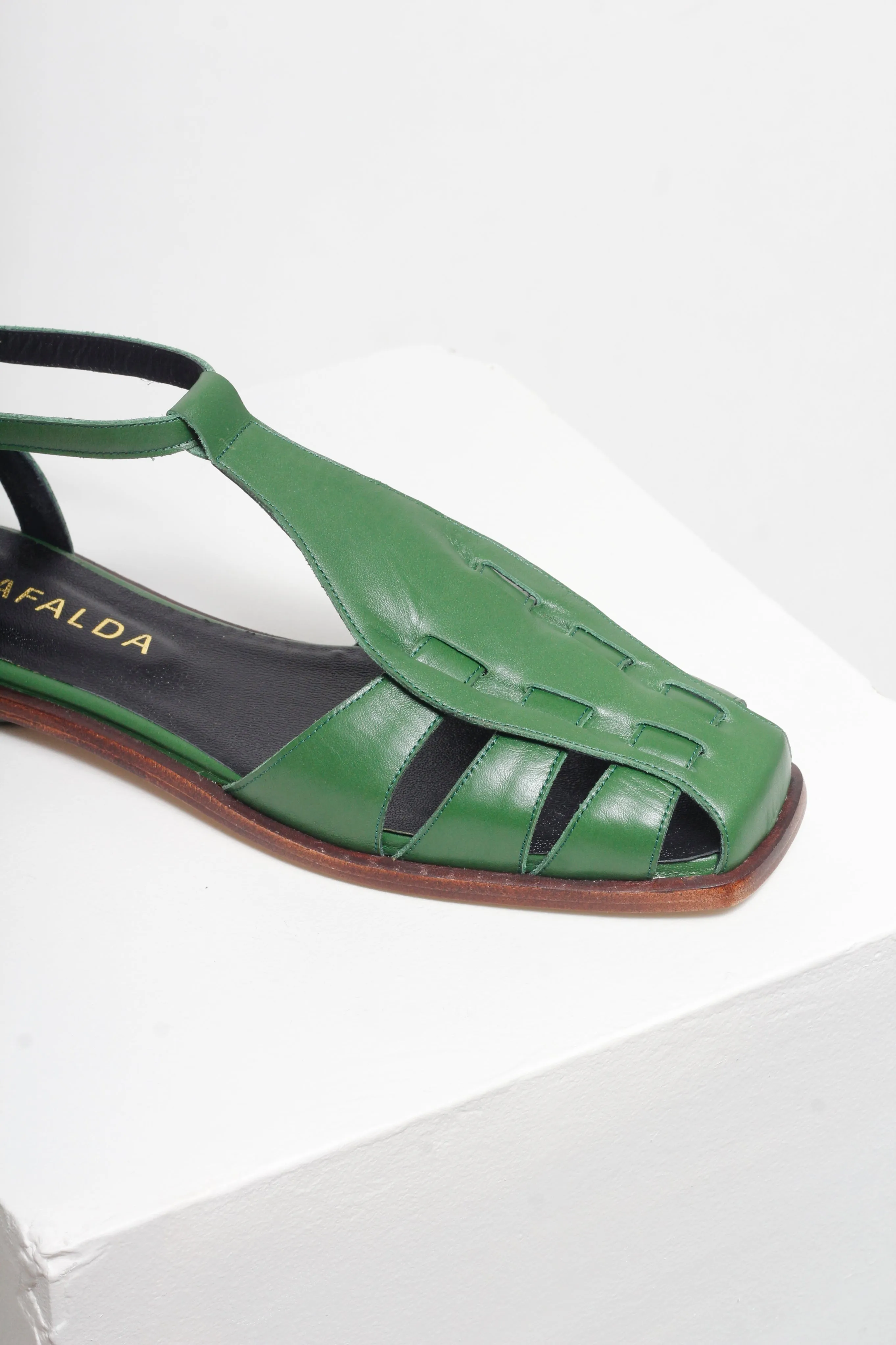 Ida Green Fisherman Sandals