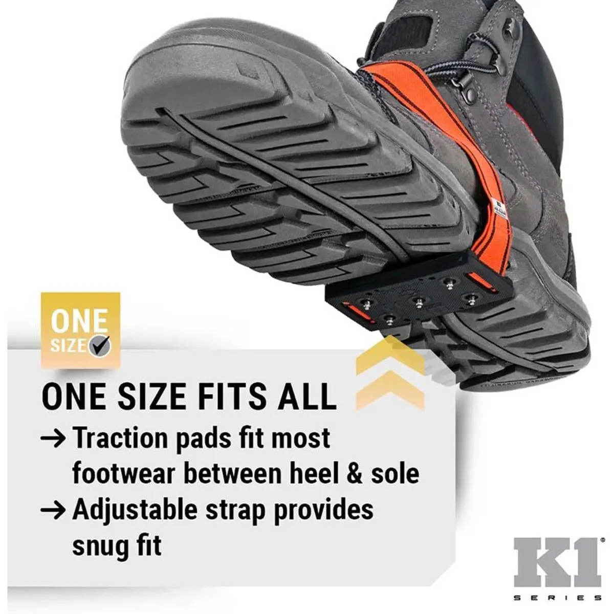 K1 Ice Cleats Original Mid-Sole Ice Cleats Low-Profile