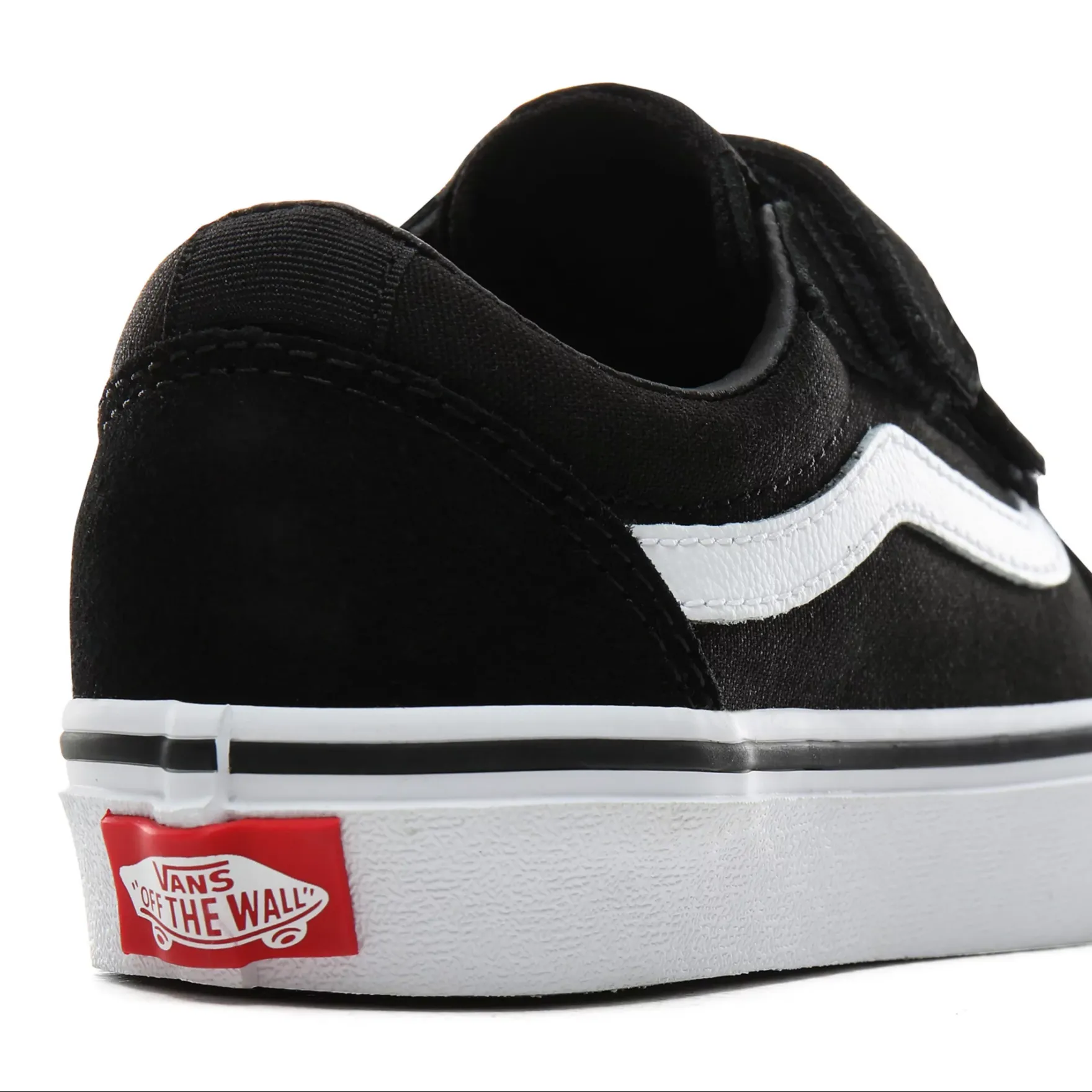 Kids Ward V (Suede/Canvas) Black/White