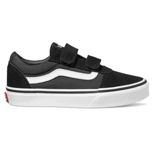 Kids Ward V (Suede/Canvas) Black/White