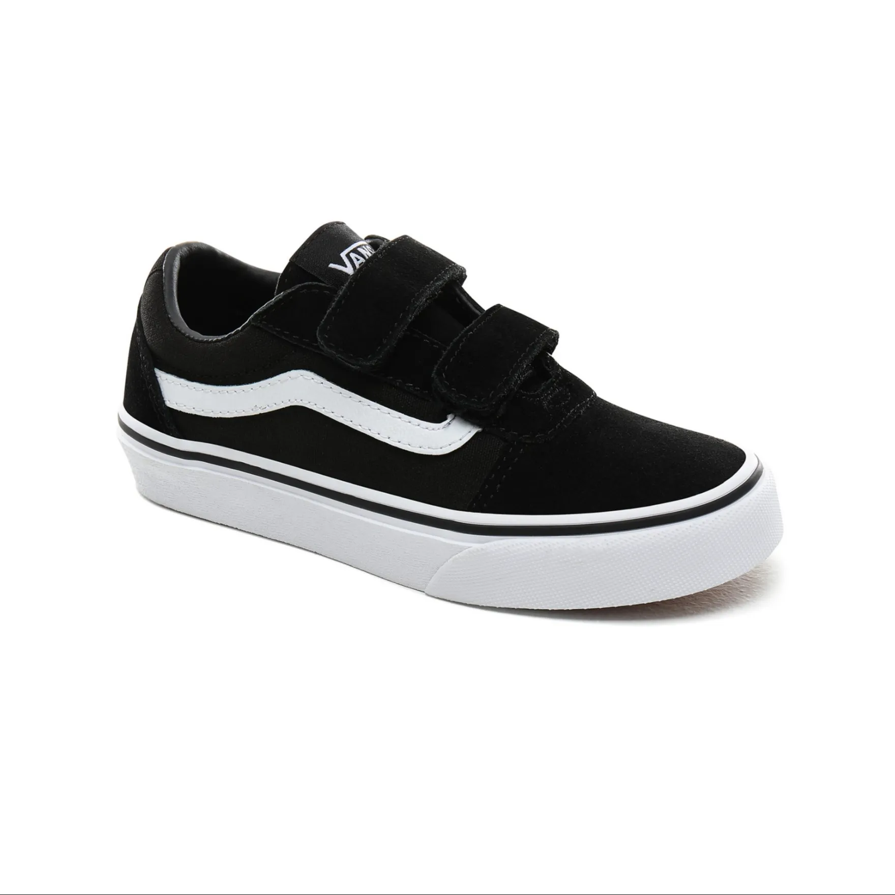 Kids Ward V (Suede/Canvas) Black/White