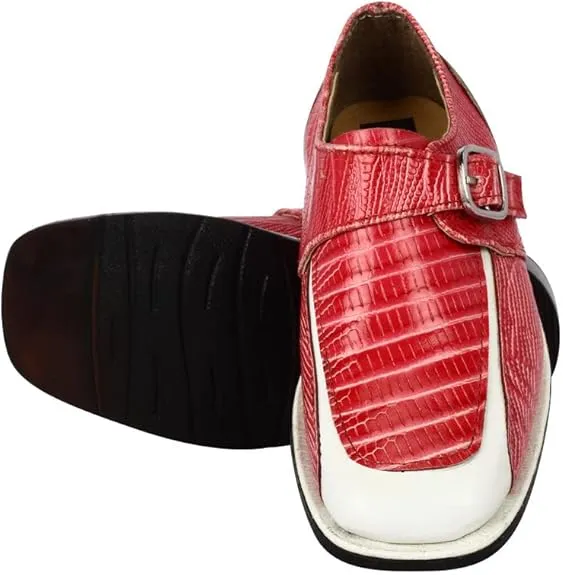 LIBERTYZENO Red and White Boy's Lace Up Shoes Size Big Kid 7 Pair of Shoes