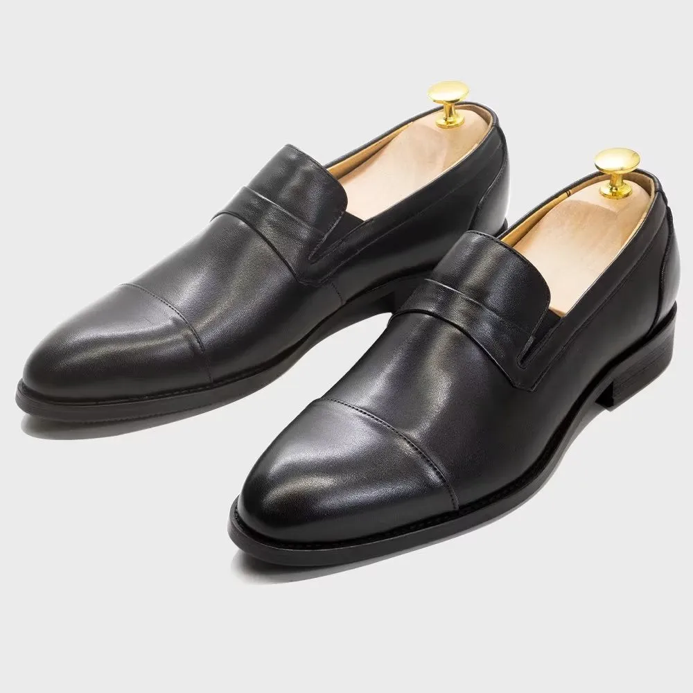 LuxeCraft Leather Lace-up Dress Shoes