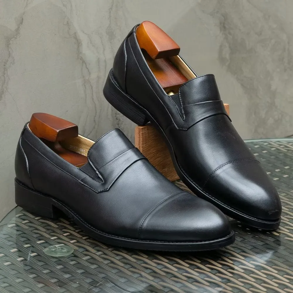 LuxeCraft Leather Lace-up Dress Shoes