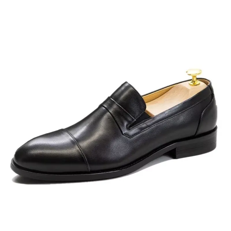 LuxeCraft Leather Lace-up Dress Shoes