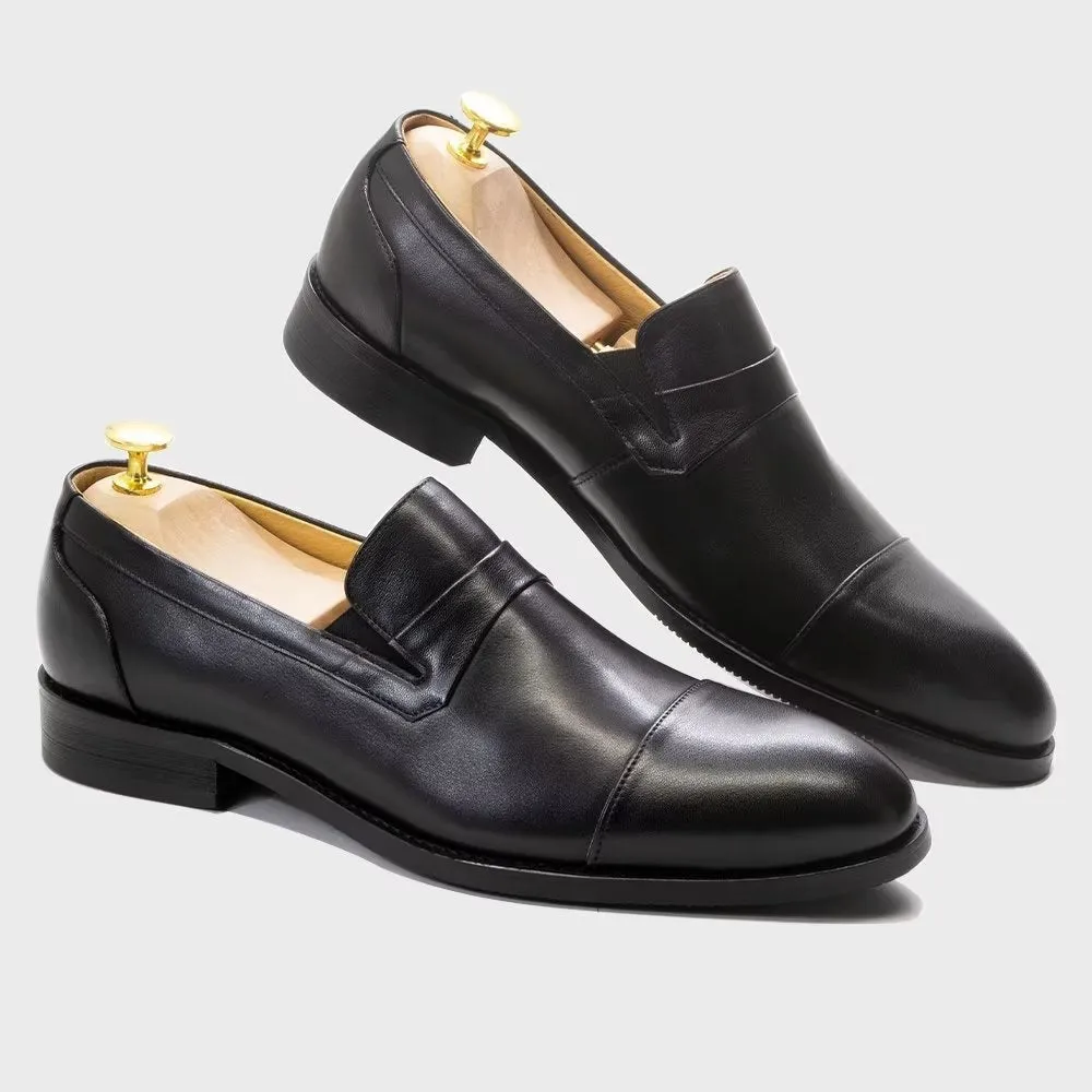 LuxeCraft Leather Lace-up Dress Shoes