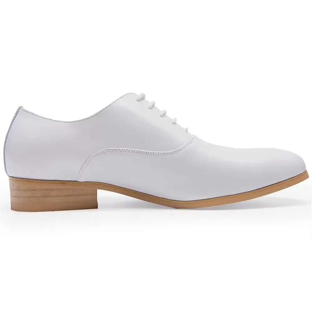 LuxeLeather Pointed Toe Oxford Shoes