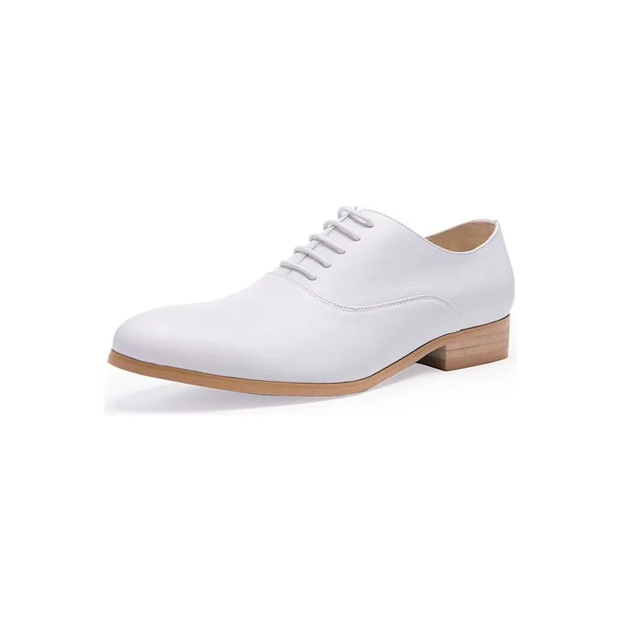 LuxeLeather Pointed Toe Oxford Shoes