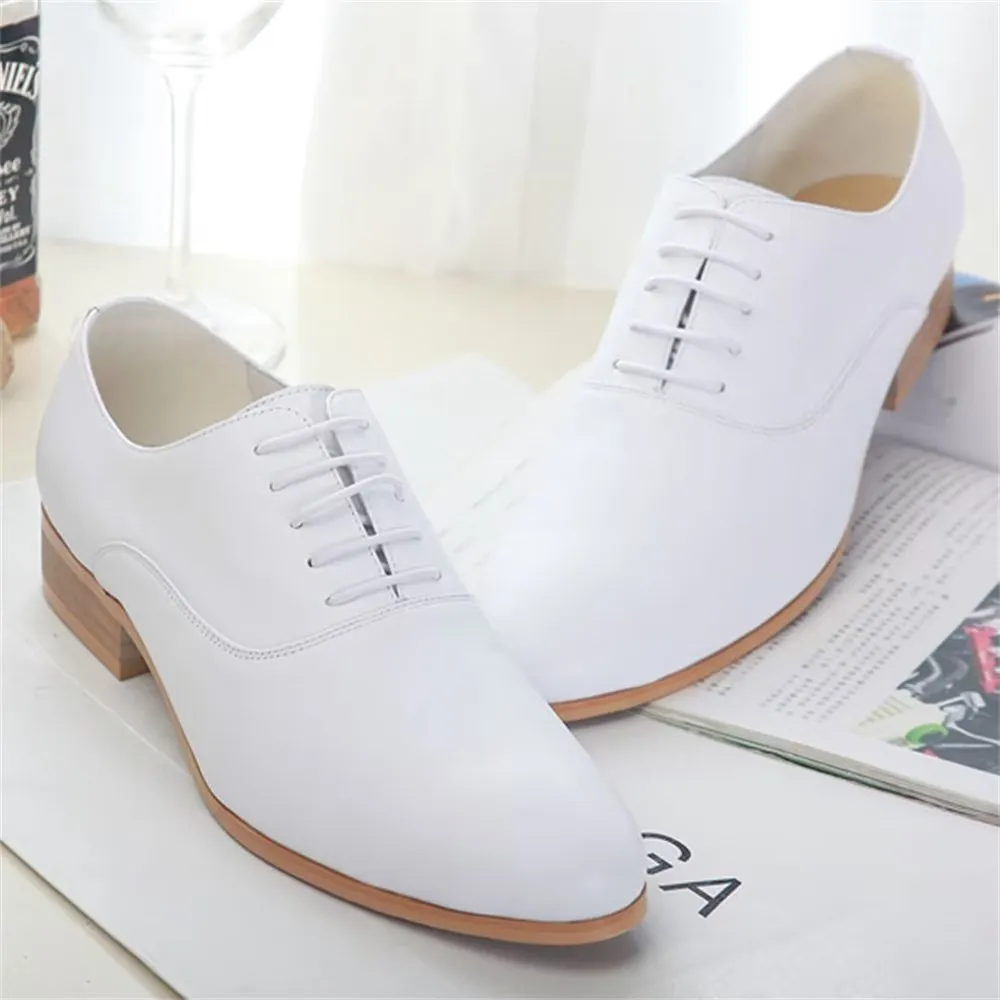 LuxeLeather Pointed Toe Oxford Shoes