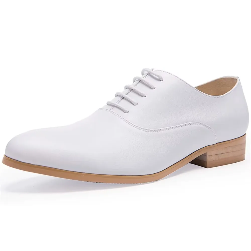 LuxeLeather Pointed Toe Oxford Shoes