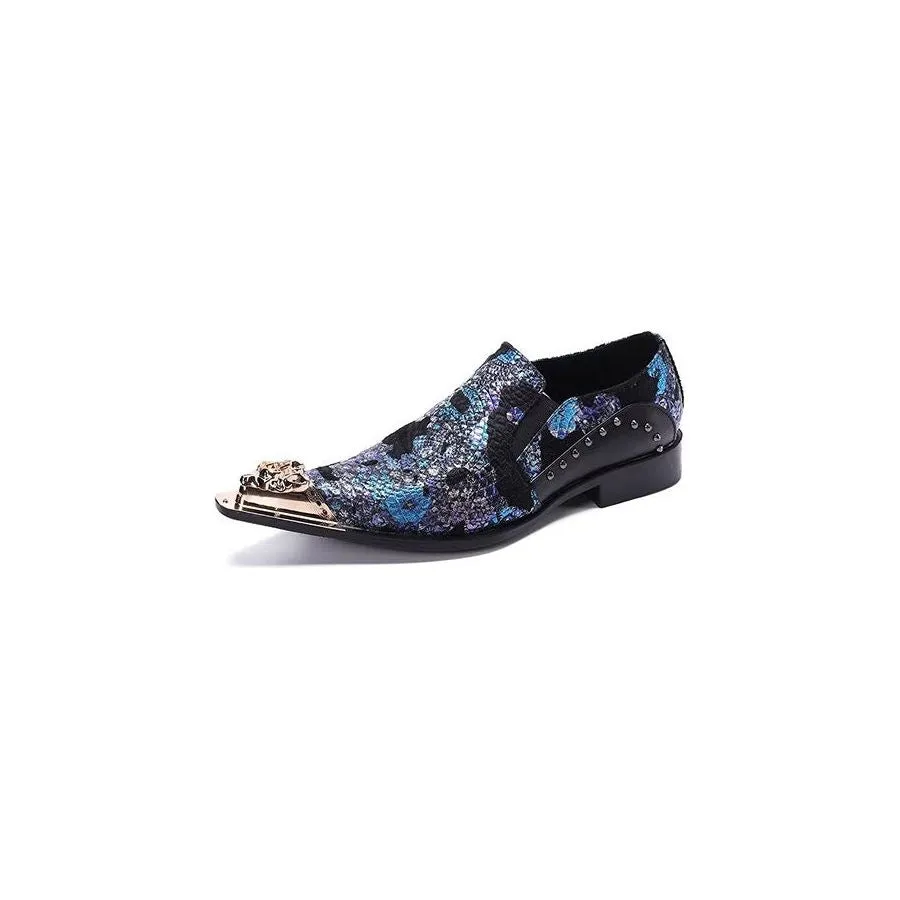 Luxury Exotic Leather Slip-on Smart Shoes