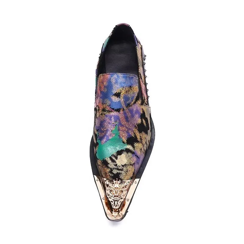 Luxury Exotic Leather Slip-on Smart Shoes