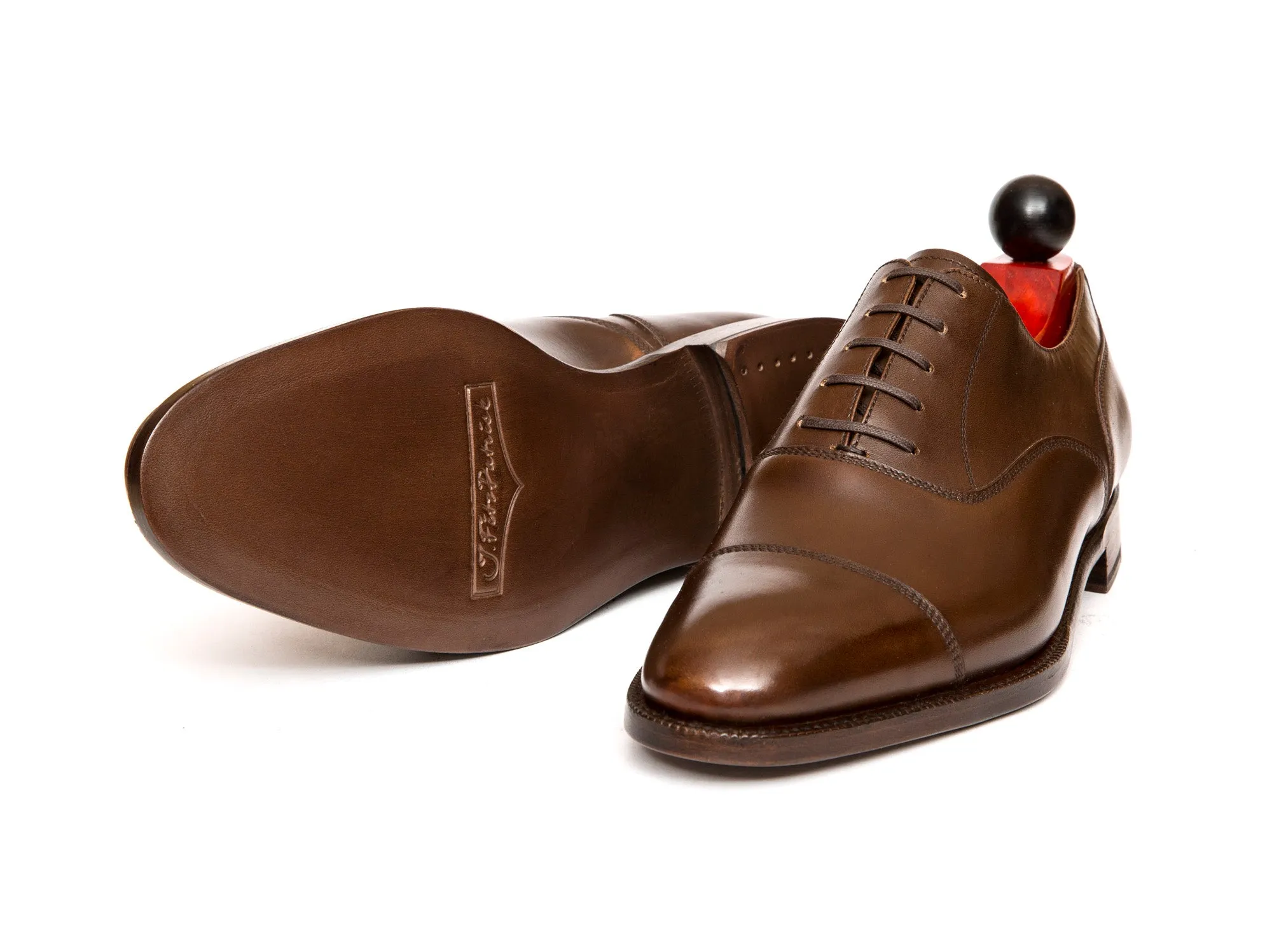 Magnolia - MTO - Mocha Calf - TMG Last - Single Leather Sole