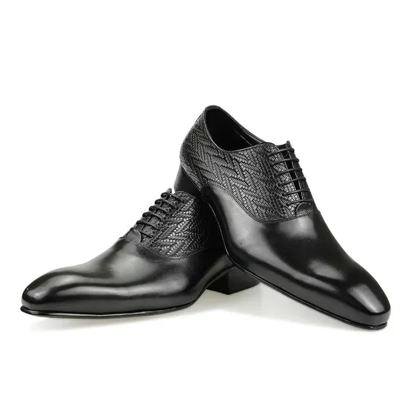 Modish Brogue Nuptial Oxford Leather Shoes