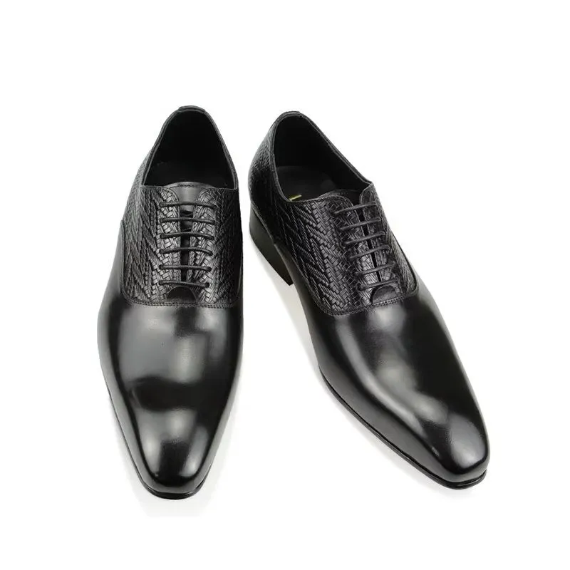 Modish Brogue Nuptial Oxford Leather Shoes