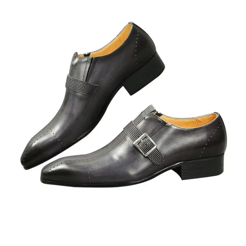 Modish LuxeLeather Genuine Leather Wedding Brogue Shoes