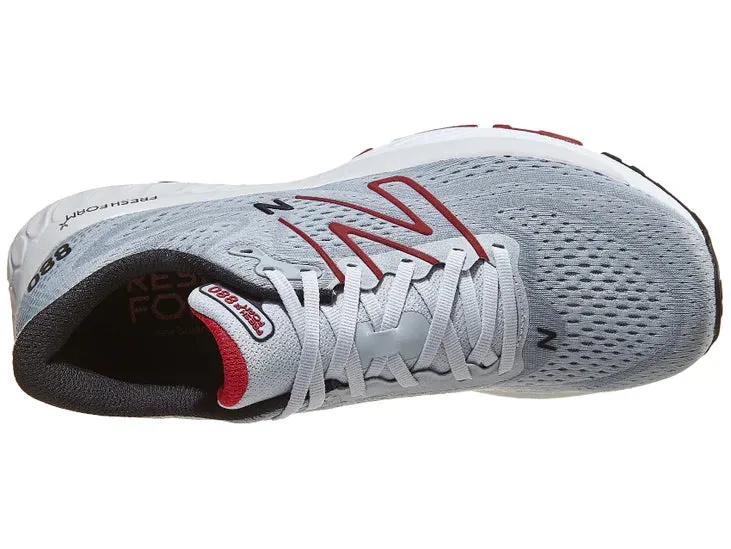 New Balance | Fresh Foam X 880v13 | Men's | Aluminum Grey/Crimson