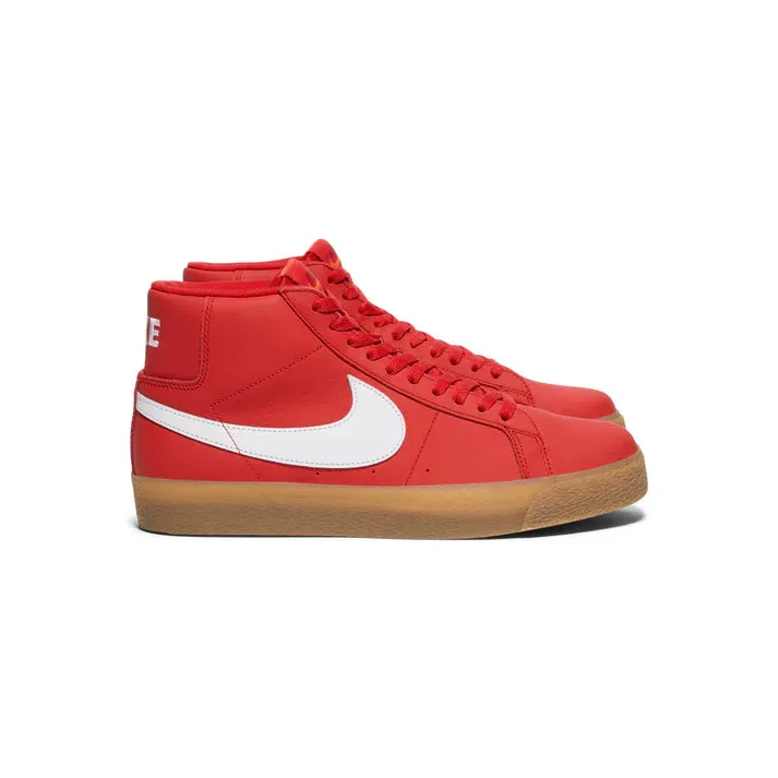 NIKE SB ZOOM BLAZER MID - UNIVERSITY RED/WHITE