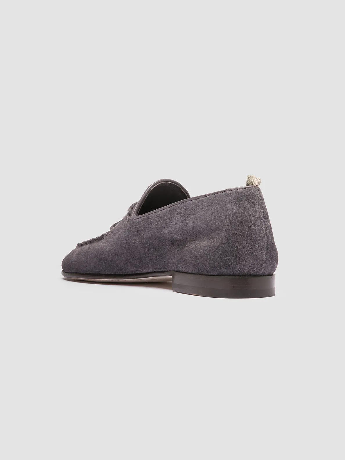 OLIVER 001 - Grey Suede Venetian Loafers