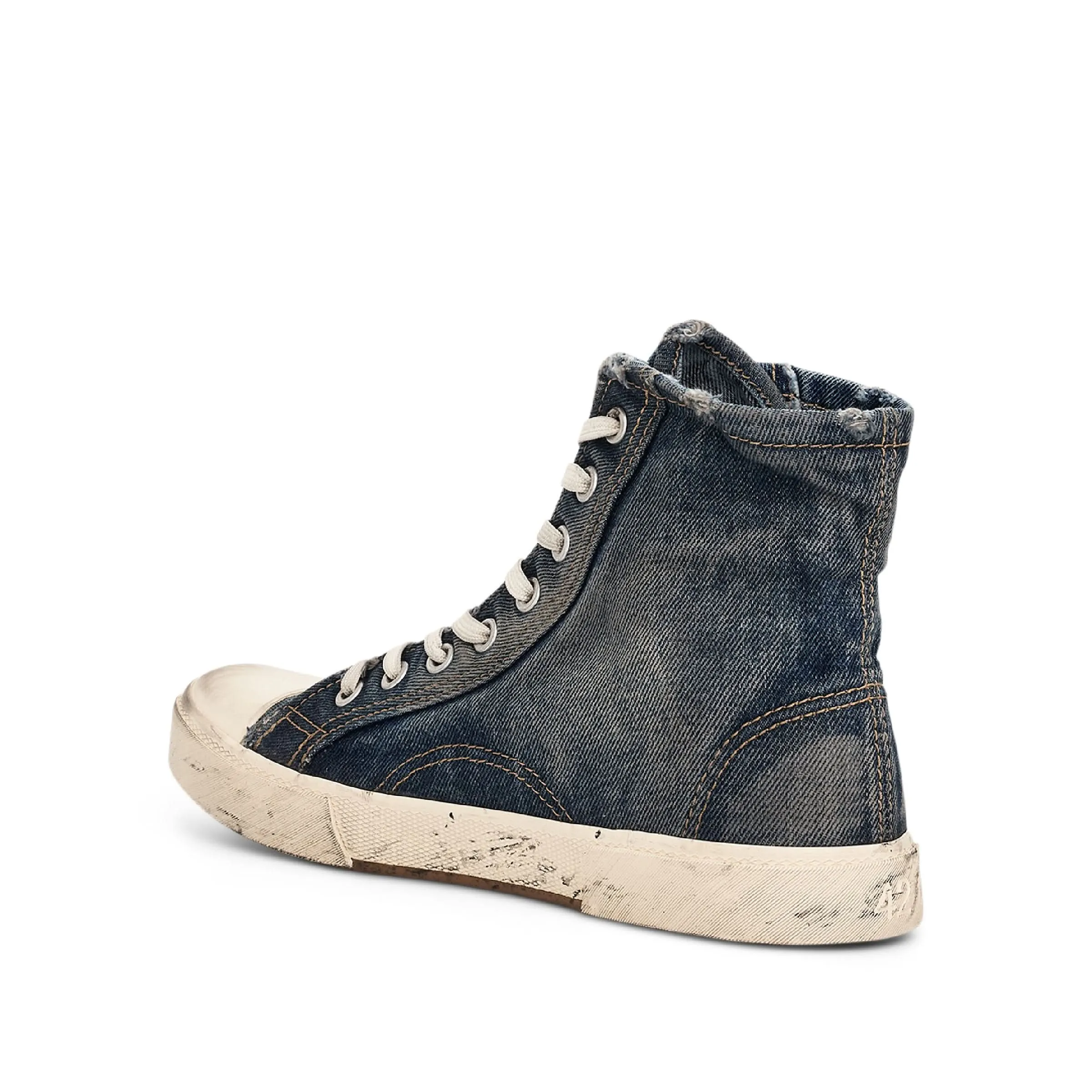 Paris High Denim Sneaker in Blue