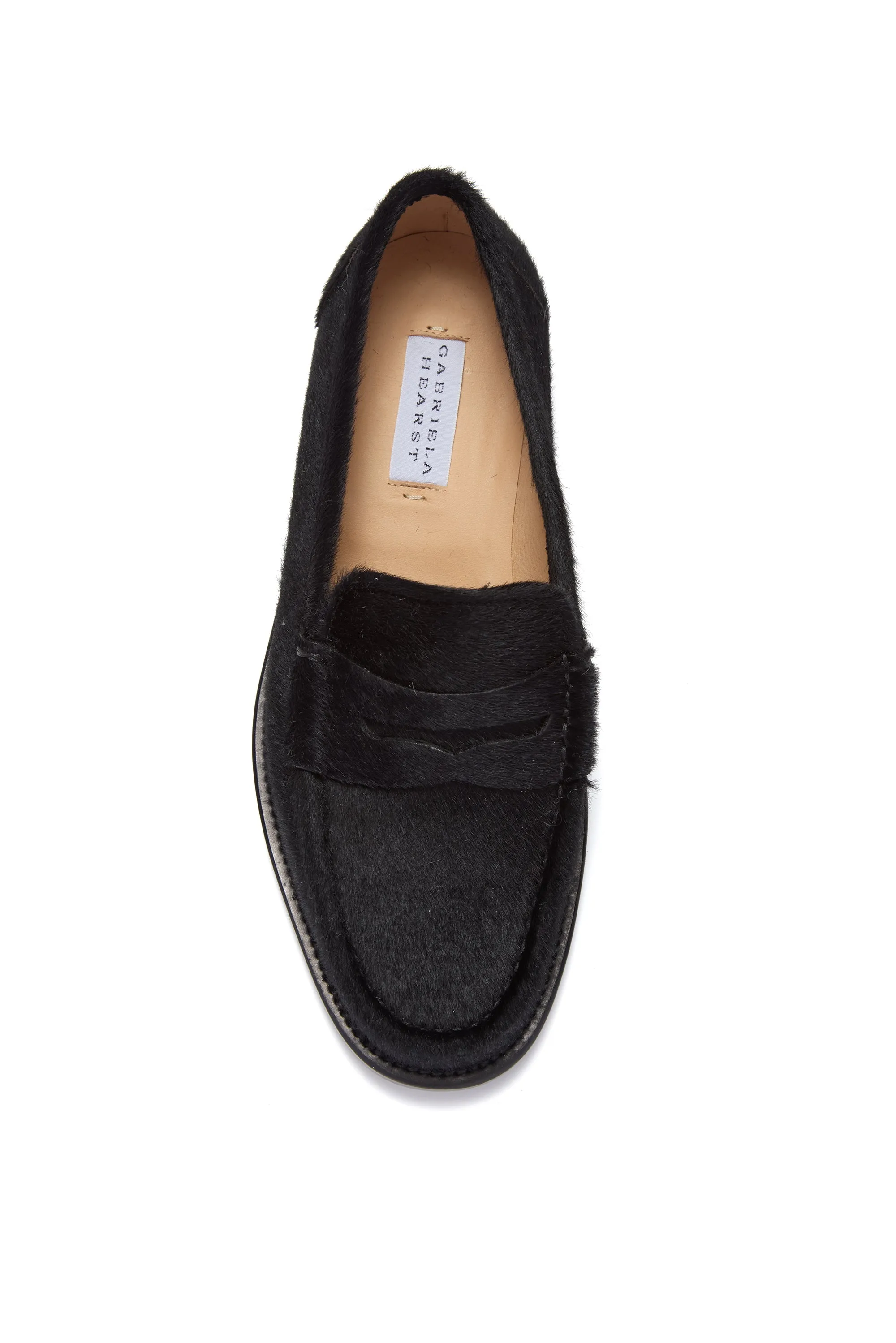 Pierre Loafer in Black Pony Hair